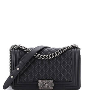 Chanel Boy Flap Bag Quilted Calfskin #233880C41B